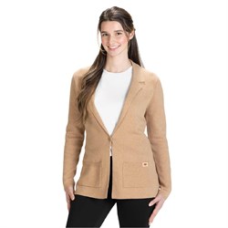 Image of Ladies Sweather Blazer, Camel Heather